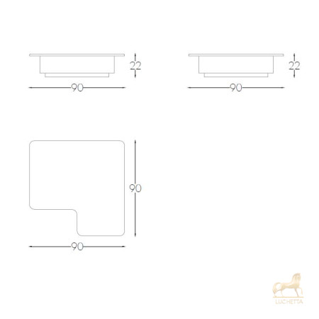 Журнальный столик SMALL TABLE LIPARI Журнальный столик SMALL TABLE LIPARI
