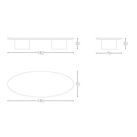 Журнальный столик SMALL TABLE PARIDE