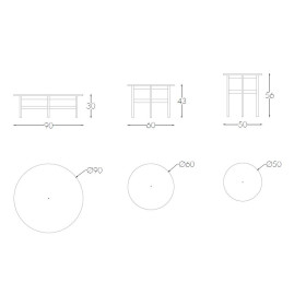 Журнальный столик SMALL TABLE RIETVELD