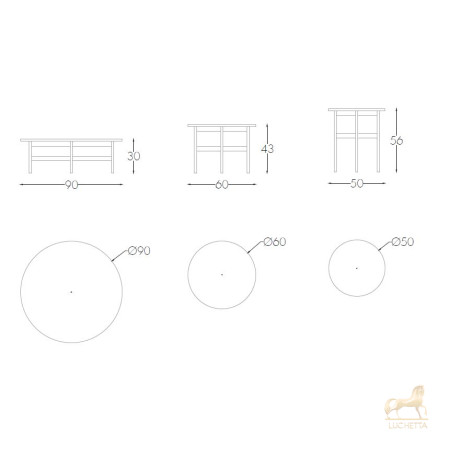 Журнальный столик SMALL TABLE RIETVELD Журнальный столик SMALL TABLE RIETVELD