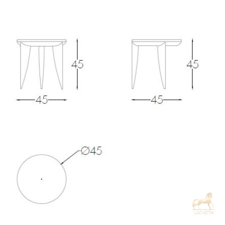 Журнальный столик SMALL TABLE VIRGILIO H 45 Журнальный столик SMALL TABLE VIRGILIO H 45