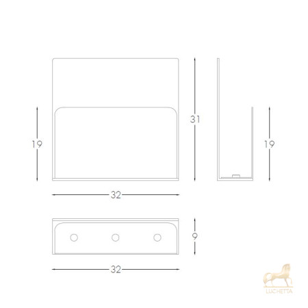 Подставка для журналов MAGAZINE RACK FORBES Подставка для журналов MAGAZINE RACK FORBES