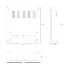 ТВ Тумба TV CABINET BLACK TIE