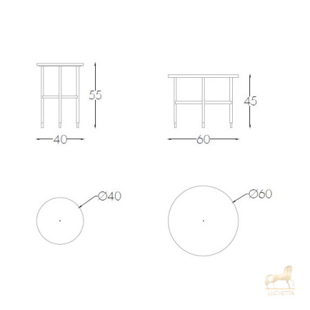 Журнальный столик SMALL TABLE GAUDI DIAM.40 Журнальный столик SMALL TABLE GAUDI DIAM.40