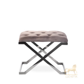 Банкетка-оттоманка Milan (silver)