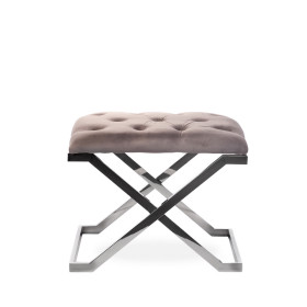 Банкетка-оттоманка Milan (silver)