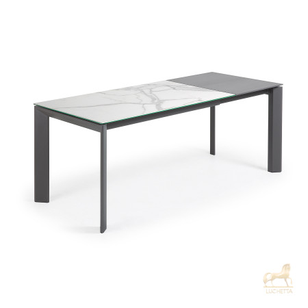 Стол Atta 140 (200) x90 антрацит, керамика Стол Atta 140 (200) x90 антрацит, керамика