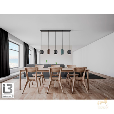Люстра Nimes 5L разноцветная Люстра Nimes 5L разноцветная