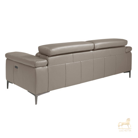 3-х местный диван 5320-3P-M5655 / 6122 с кожаной обивкой и механизмом релаксации 3-х местный диван 5320-3P-M5655 / 6122 с кожаной обивкой и механизмом релаксации