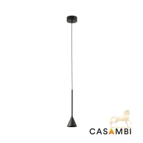 ANNA NESO Черный подвесной светильник 6 Вт 2700К CASAMBI