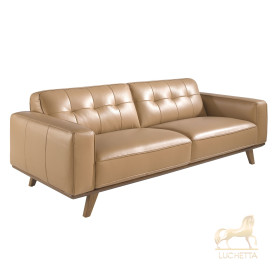 Диван 3-х местный 6120/5606-3P-M5668 с обивкой из стеганой кожи
