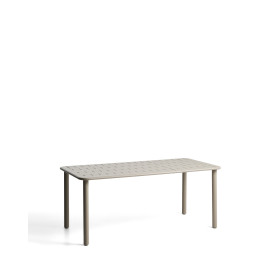 Уличный стол Brai из оцинкованной стали бежевого цвета, 180 x 90 см