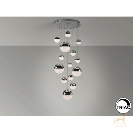 Люстра Sphere 14L хромированная D60 DIMABLE Люстра Sphere 14L хромированная D60 DIMABLE