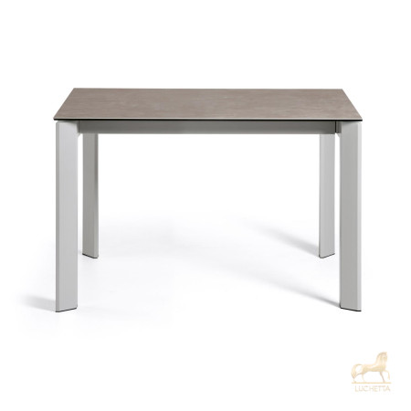 Стол Atta 120 (180) x80 серый керамика Vulcano Ash Стол Atta 120 (180) x80 серый керамика Vulcano Ash