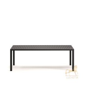 Culip Алюминиевый уличный стол с порошковым покрытием серого цвета 220 x 100 см
