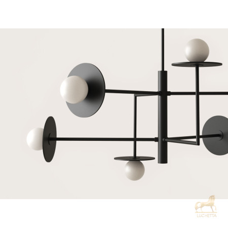 Подвесной светильник Miro 6L / металлические диски 1289/20 Подвесной светильник Miro 6L / металлические диски 1289/20
