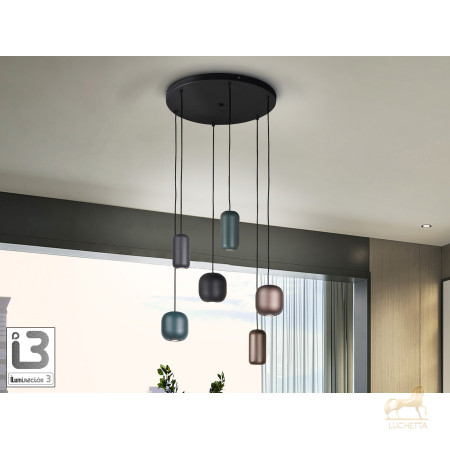 Люстра Nimes 6L разноцветная Люстра Nimes 6L разноцветная