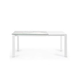 Стол Atta с белыми ножками 120(180)x80 см