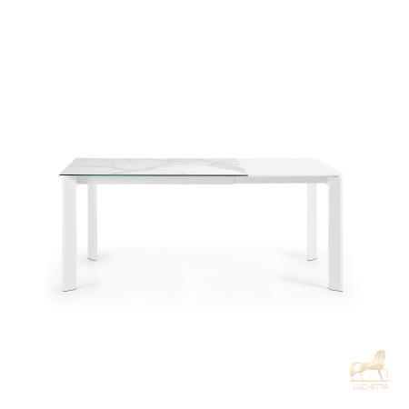 Стол Atta с белыми ножками 120(180)x80 см Стол Atta с белыми ножками 120(180)x80 см