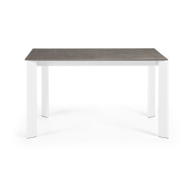 Стол Atta 140 (200) x90 белый керамика