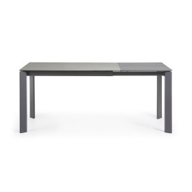 Стол Atta 120 (180) x80 антрацит, керамика