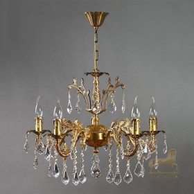 Люстра Granada Ambiente 5L 2118/5 AB Leaf Crystal
