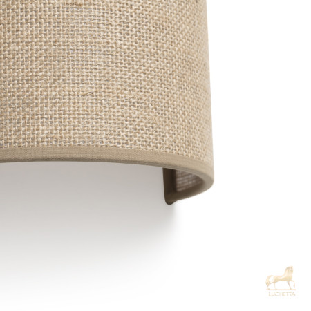 Настенный светильник Otton R Round Jute вертикальный 2xE27 Настенный светильник Otton R Round Jute вертикальный 2xE27