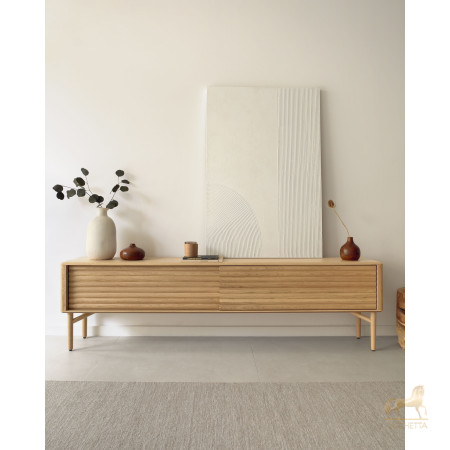 Тумба под TV Lenon из древесины дуба 200 x 55 cm Тумба под TV Lenon из древесины дуба 200 x 55 cm