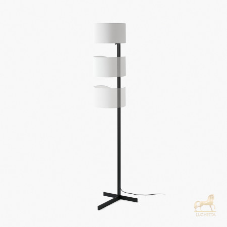 Торшер Stand Up черного и белого цвета E27 20W Торшер Stand Up черного и белого цвета E27 20W