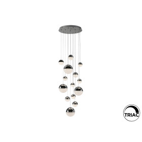 Подвесной светильник Sphere 14L LED Ø60 X500H DIM хром
