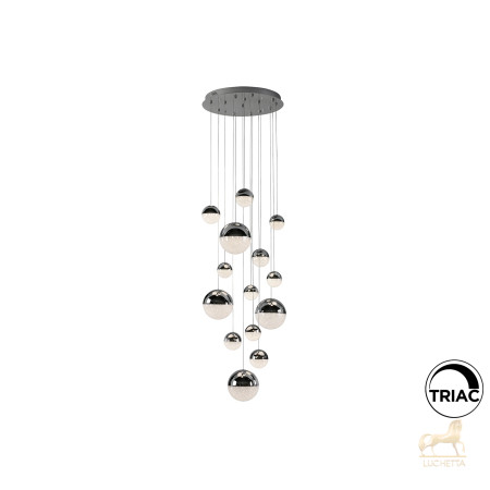 Подвесной светильник Sphere 14L LED Ø60 X500H DIM хром Подвесной светильник Sphere 14L LED Ø60 X500H DIM хром