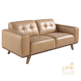 Диван 2-х местный 6119/5606-2P-M5668 с обивкой из стеганой кожи