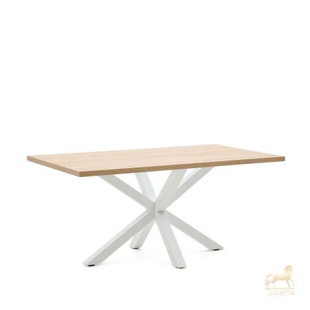 Стол Arya 160x100 белый натуральный Стол Arya 160x100 белый натуральный