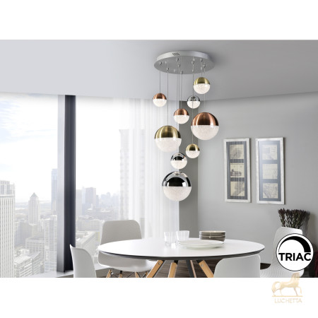 Подвесной светильник Sphere 9L LED Ø50 DIM разноцветный Подвесной светильник Sphere 9L LED Ø50 DIM разноцветный