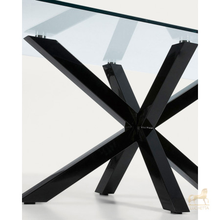 Стол Arya 160x90 стекло черный Стол Arya 160x90 стекло черный