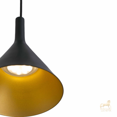 Подвес Pam-P Led черный с золотым Подвес Pam-P Led черный с золотым