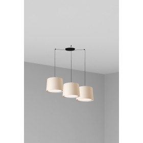 Подвесной светильник Conga бежевый 3L