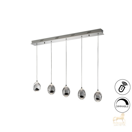 Подвесной светильник Rocio 5L хром DIMMABLE Подвесной светильник Rocio 5L хром DIMMABLE