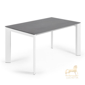 Стол Atta 140 (200) x90 белый керамический