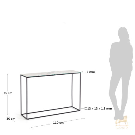 Консоль Rewena с керамической отделкой Kalos Blanco 110 x 75 см Консоль Rewena с керамической отделкой Kalos Blanco 110 x 75 см