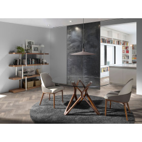 Круглый обеденный стол 1108/DT802 Ø130 из закаленного стекла