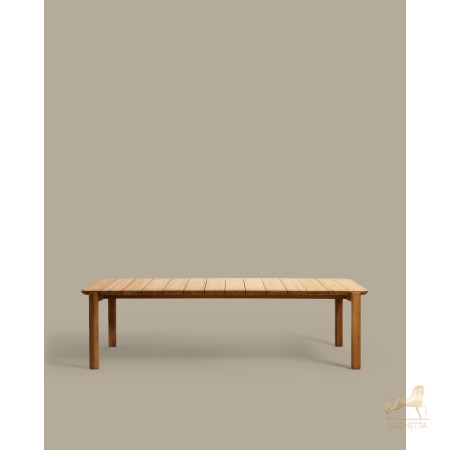 Стол Icaro из массива тикового дерева, 280 x 112 см, 100% FSC Стол Icaro из массива тикового дерева, 280 x 112 см, 100% FSC