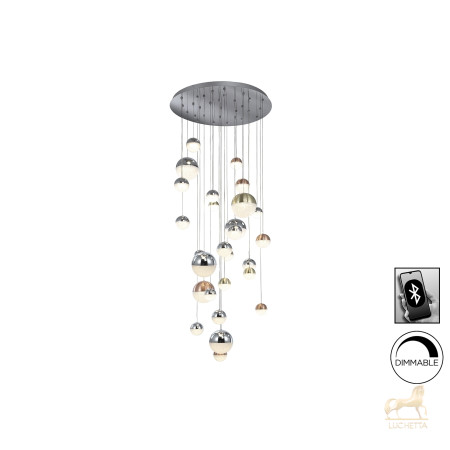 Подвесной светильник Sphere LED 27L Ø80 DIM BLUETOOTH цветной Подвесной светильник Sphere LED 27L Ø80 DIM BLUETOOTH цветной