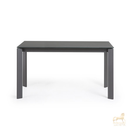 Стол Atta 140 (200) x90 темно-серый, стекло Стол Atta 140 (200) x90 темно-серый, стекло