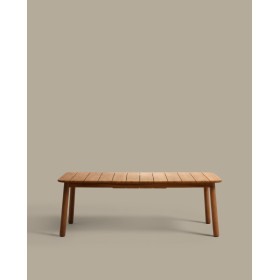 Раздвижной стол Turqueta из массива тикового дерева, 220 (294) x 100 см