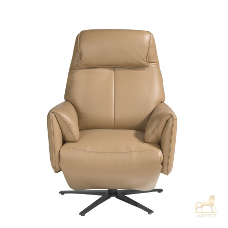 Вращающееся кресло Double Relax/ 5086 с кожаной обивкой Вращающееся кресло Double Relax/ 5086 с кожаной обивкой