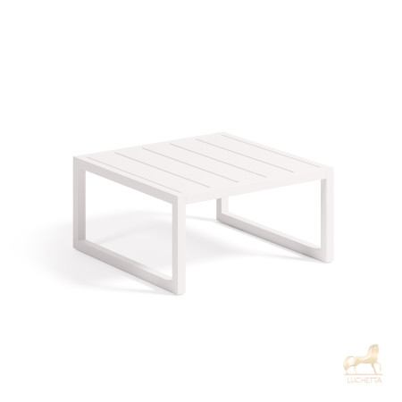 Comova Столик для улицы из белого алюминия 60 x 60 см Comova Столик для улицы из белого алюминия 60 x 60 см