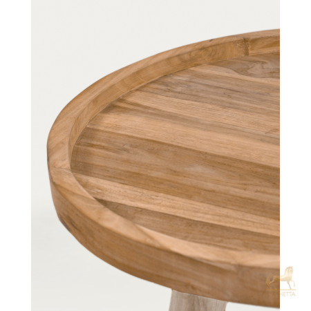 Кофейный столик Glenda из массива тика Ø 55 см Кофейный столик Glenda из массива тика Ø 55 см