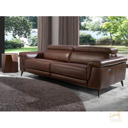 Диван 3-х местный 5319-3P-M1595 /6117 с реклайнером коричневый Диван 3-х местный 5319-3P-M1595 /6117 с реклайнером коричневый