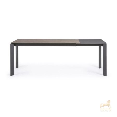 Стол Atta 160 (220) x90 антрацит, серый, керамика Стол Atta 160 (220) x90 антрацит, серый, керамика